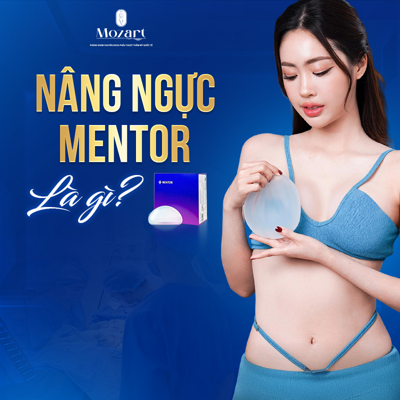 nâng ngực túi Mentor